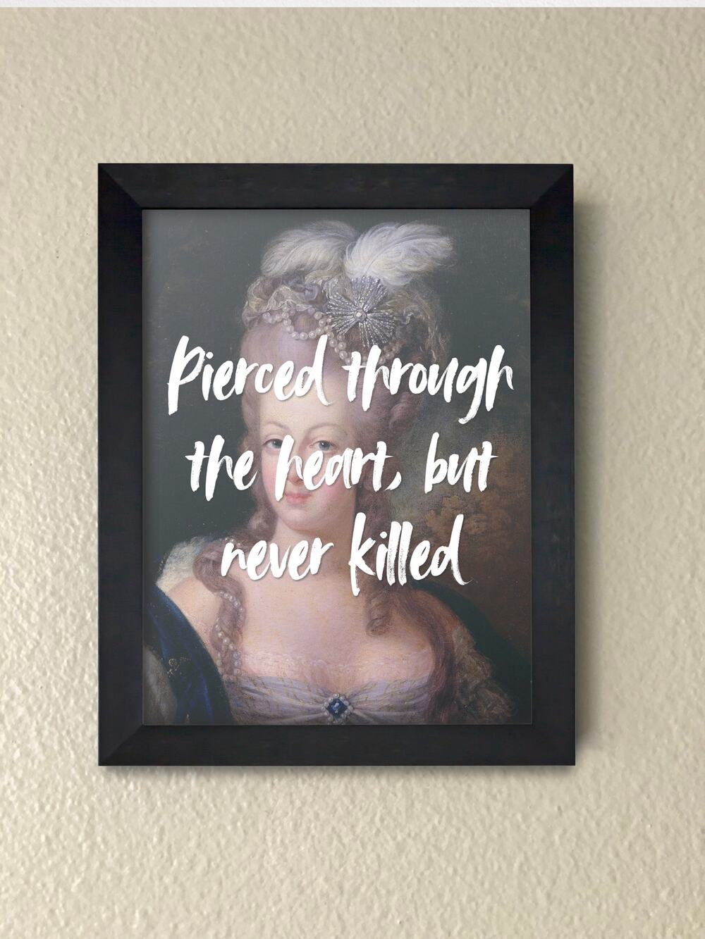 Taylor Swift Song Lyric Framed Wall Art | "Anti-Hero" Quote | Swiftie Room Decor